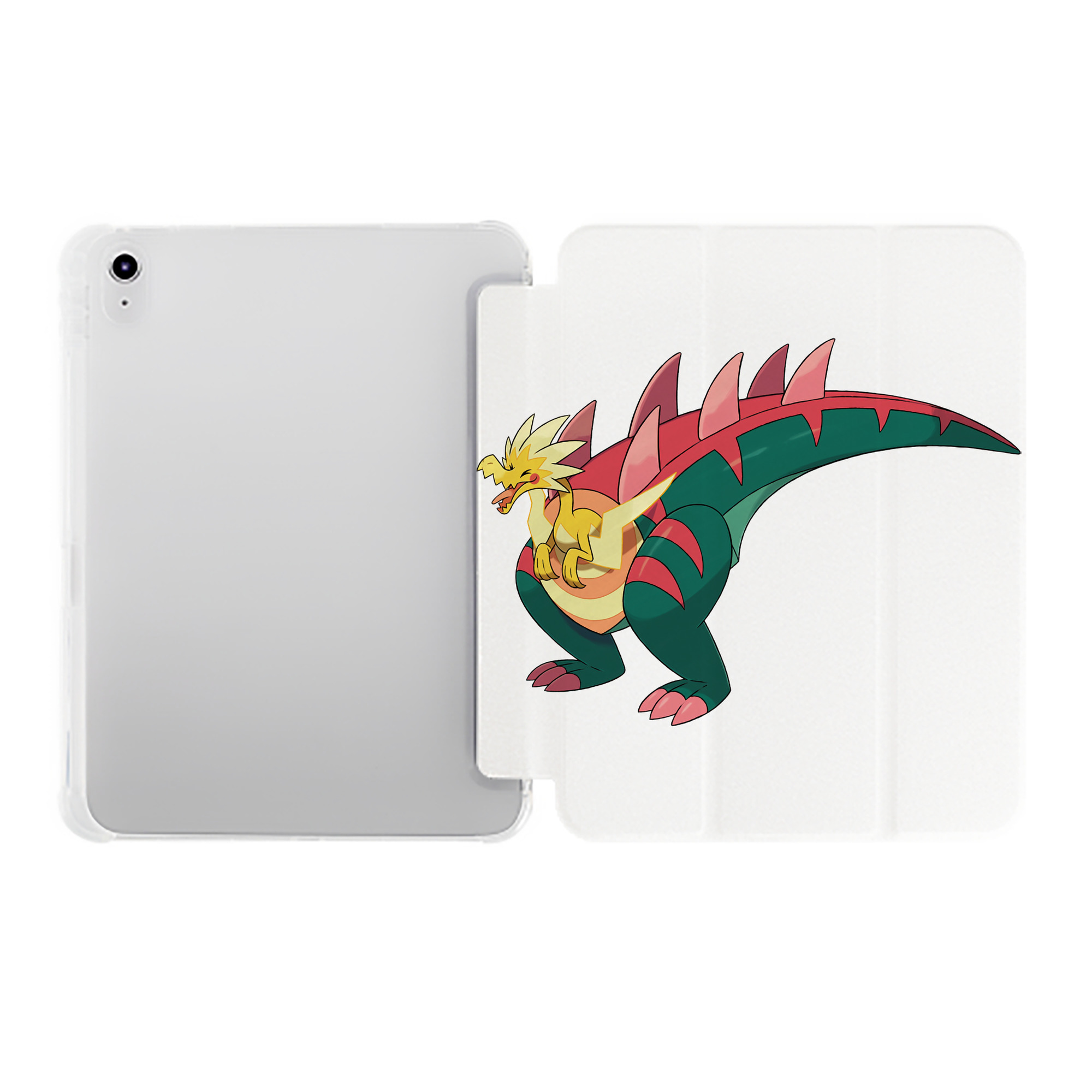 （画像用） ポケットモンスター Pokémon IPad ケース ペン収納付き 三つ折りスタンド PUレザー×シリコン 対応機種9.5/10.5/10.9インチ